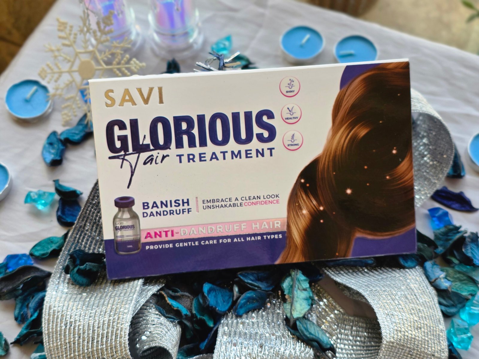 سافي جلوريس امبولات للقشرة