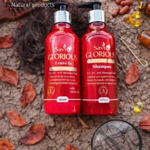 Savi Glorious Anti-Hair Loss bundle( Shampoo + Leave In )